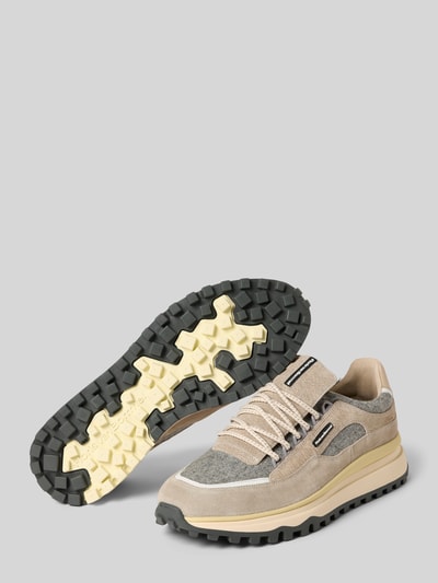 Floris Van Bommel Sneakers met vetersluiting Zand - 4