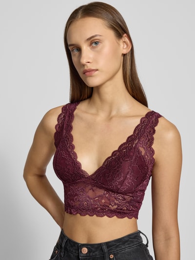 Only Bralette aus Spitze Modell 'CHLOE' Bordeaux 3