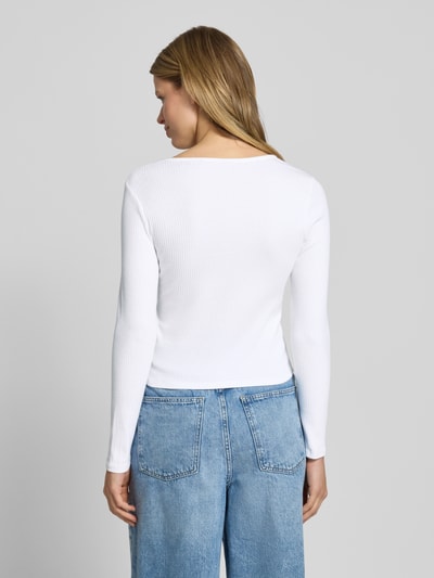 Levi's® Shirt met lange mouwen in riblook met knoopsluiting Wit - 5