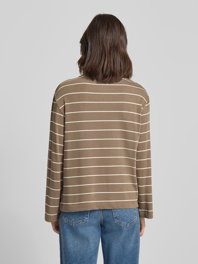 Armedangels Shirt met lange mouwen van katoenmix, model 'MARYNAA' Taupe - 5