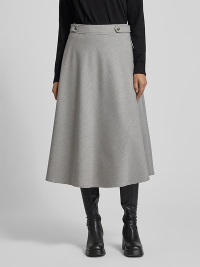 More & More Midirok met naadritssluiting Lichtgrijs - 4