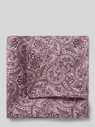 Blick Pochet van zijde in all-over look Rosé - 1