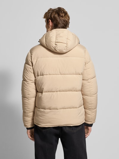 Pepe Jeans Regular Fit Steppjacke mit abnehmbarer Kapuze Modell 'JOBIAS' Beige 5