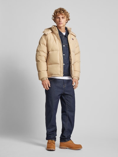 Tommy Jeans Gewatteerd jack met capuchon, model 'ALASKA' Beige - 1