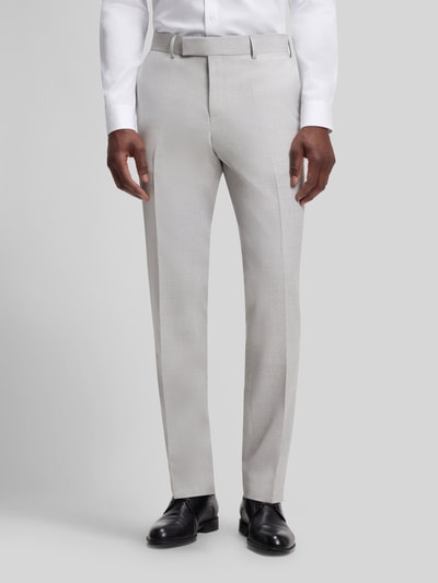 BOSS Garnitur o kroju slim fit z czystej żywej wełny model 'H-HUGE-2PCS-263' Jasnoszary 8