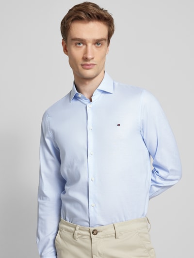 Tommy Hilfiger Tailored Zakelijk overhemd met kentkraag, model 'Parker' Blauw - 3