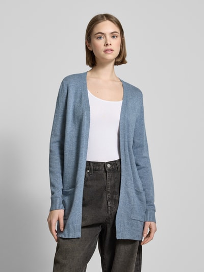 Only Regular Fit Cardigan mit Viskose-Anteil Jeansblau Melange 4