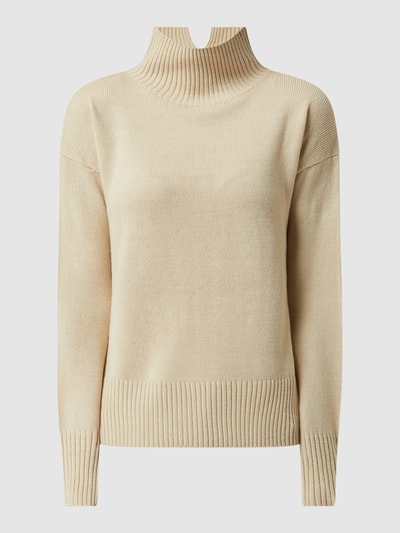 s.Oliver RED LABEL Pullover aus Wollmischung  Sand Melange 2