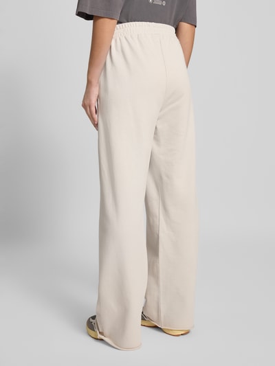 Karo Kauer Joggingbroek met rolzoom en elastische band Lichtgrijs - 5