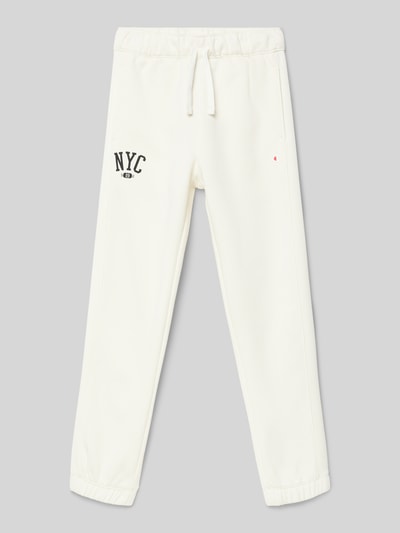 Champion Stoffen broek met elastische band Offwhite - 1