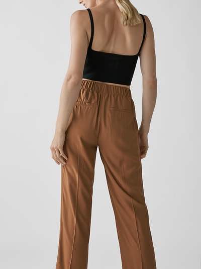 Vince Bundfaltenhose aus Viskose Senfgelb 6