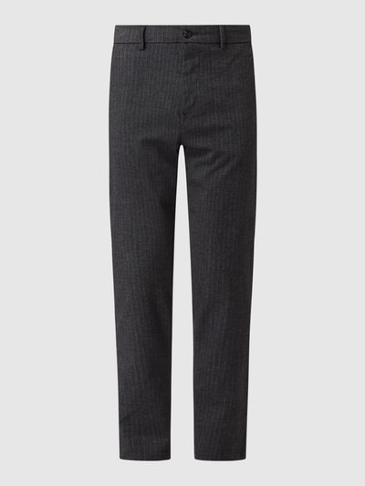 SELECTED HOMME Slim Tapered Fit Hose mit Stretch-Anteil Modell 'York' Mittelgrau 2