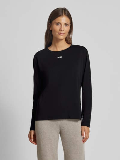 BOSS Longsleeve mit Label-Print Black 4