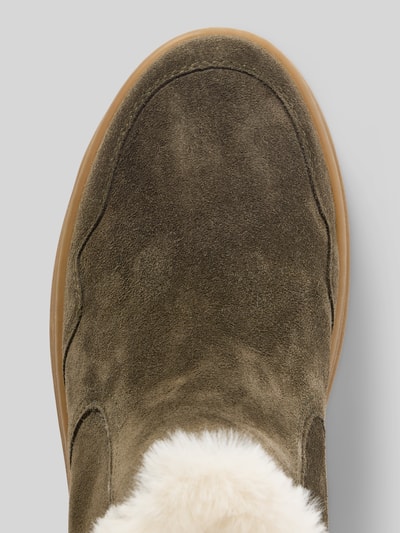 Produktfoto, Chelsea Boots aus reinem Leder von Tamaris, Optik: Unifarben, Schuhspitze: Rund, Sohle: Strukturiert, Materialverarbeitung: Veloursleder
