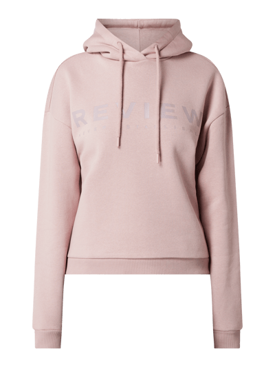 Review Hoodie met oversized schouders Oudroze - 2