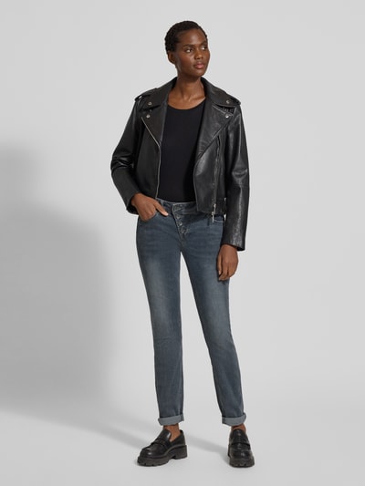 Buena Vista Slim fit jeans in 5-pocketmodel, model 'MALIBU' Donkergrijs - 1