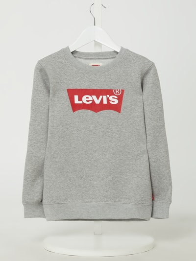 Levi’s® Kids Sweatshirt met logo Middengrijs gemêleerd - 1