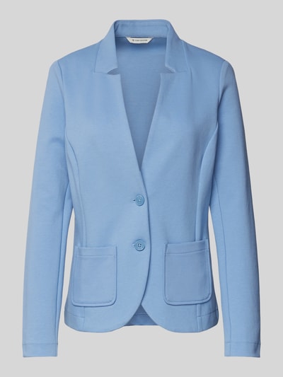 Tom Tailor Regular Fit Blazer mit Baumwoll-Anteil Hellblau 2