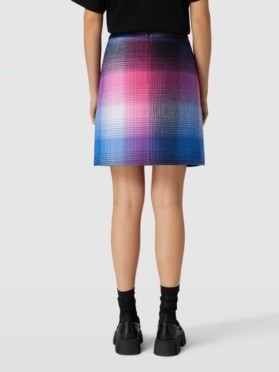 s.Oliver RED LABEL Minirock mit Karomuster Royalblau 5