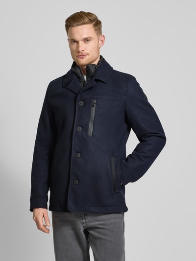 s.Oliver RED LABEL Regular Fit Jacke in Double-Layer-Optik Marine 4