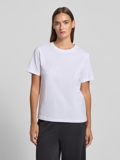 Jake*s Casual regular fit T-shirt van puur katoen ' Wit - 4