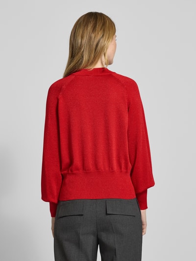 B.Young Gebreide pullover van viscosemix, model 'MOBBE' Rood - 5