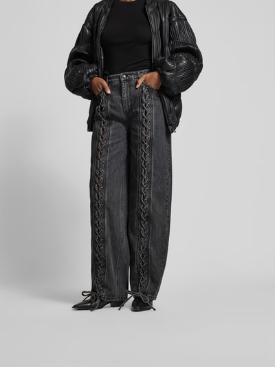 ROTATE Jeans mit 5-Pocket-Design Black 4
