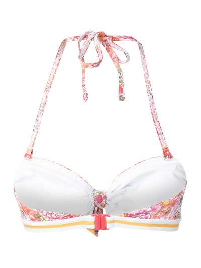 Esprit Bikini-Oberteil mit abnehmbarem Neckholder Pink 3