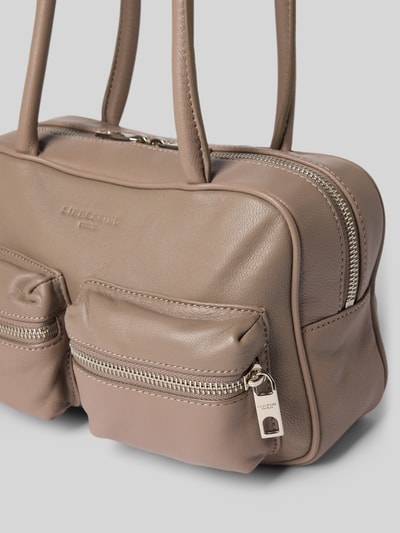 LIEBESKIND BERLIN Schoudertas met reliëflogo, model 'Jil' Taupe - 3