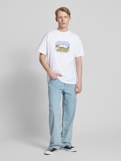 BLKVIS T-shirt met motiefprint, model 'DOMAINE' Wit - 1