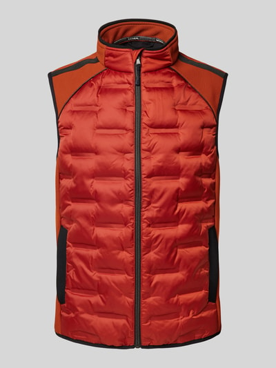 MCNEAL Bodywarmer met opstaande kraag Roestrood - 2