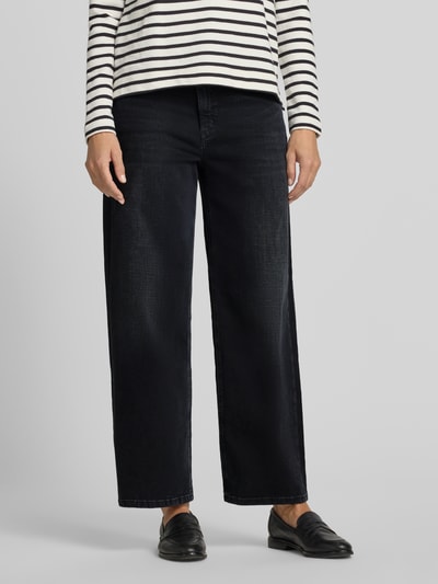 CAMBIO Barrel jeans van katoenmix Zwart - 4