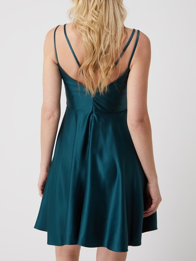 Jake*s Cocktail Cocktailkleid aus Satin  Dunkelgruen Melange 5