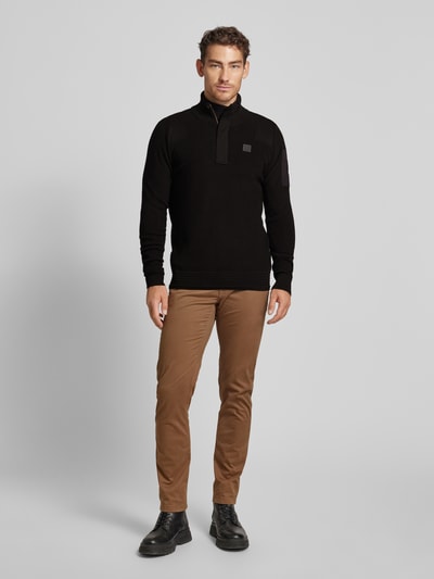 PME Legend Gebreide pullover met turtleneck Zwart - 1