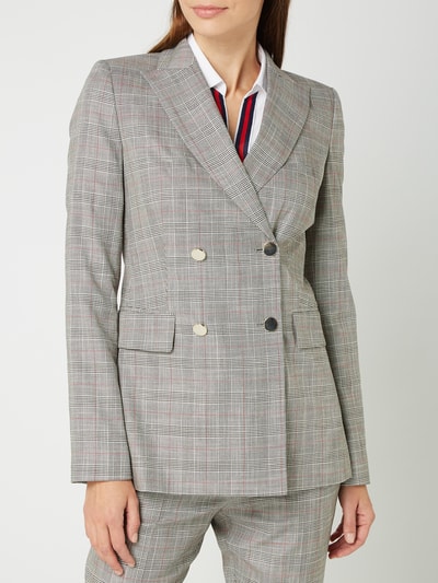 Jake*s Collection Blazer mit 2-reihiger Knopfleiste Anthrazit 4