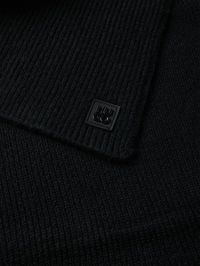 HUGO Mütze und Schal im Set mit Woll-Anteil Modell 'ZASO' Black 2