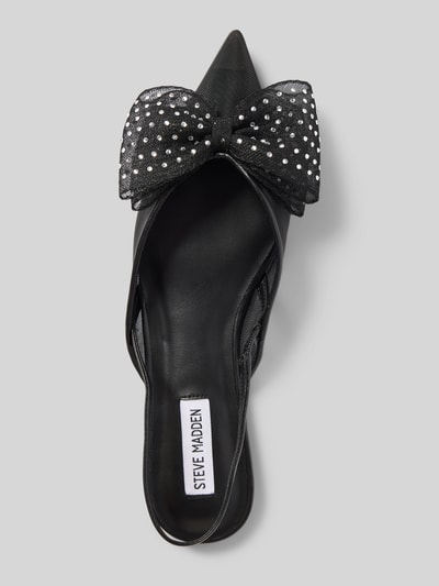Steve Madden Ledersandalette mit Schleifen-Detail Modell 'RUBIE' Black 3