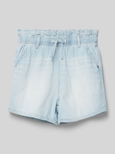 s.Oliver RED LABEL Jeansshorts mit Paperbagbund Hellblau 1