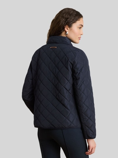 Lauren Ralph Lauren Kurtka pikowana o kroju regular fit z wyhaftowanym herbem Ciemnoniebieski 5