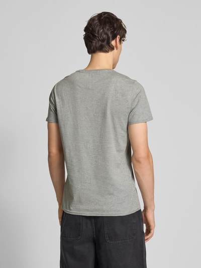 Tommy Jeans Regular Fit T-Shirt aus reiner Baumwolle Mittelgrau Melange 5