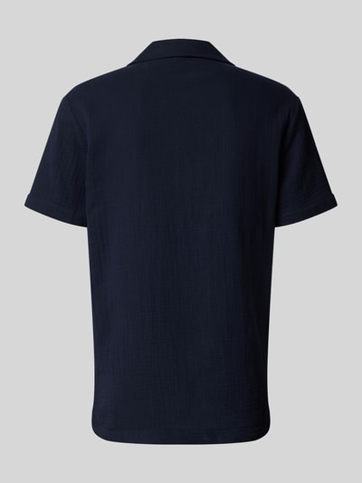 Emporio Armani Pyjama-Oberteil mit Resortkragen Marine 3