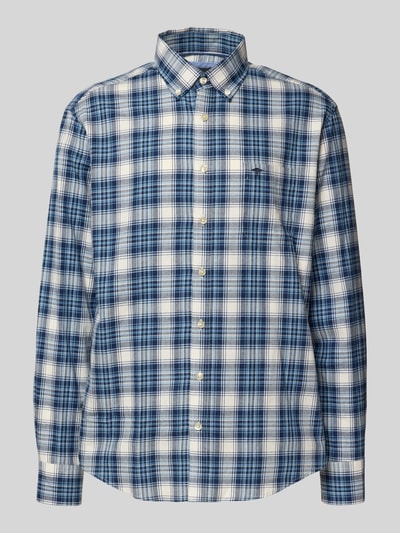 Fynch-Hatton Vrijetijdsoverhemd met knoopsluiting Marineblauw - 2