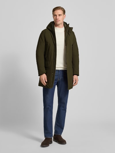 SAVE THE DUCK Jacke mit Kapuze Modell 'WILSON' Oliv 1