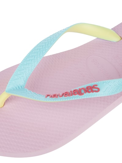 Havaianas Zehentrenner mit Logo-Prägung Rosa 2