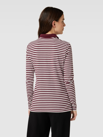 Montego Longsleeve mit Streifenmuster Bordeaux 5