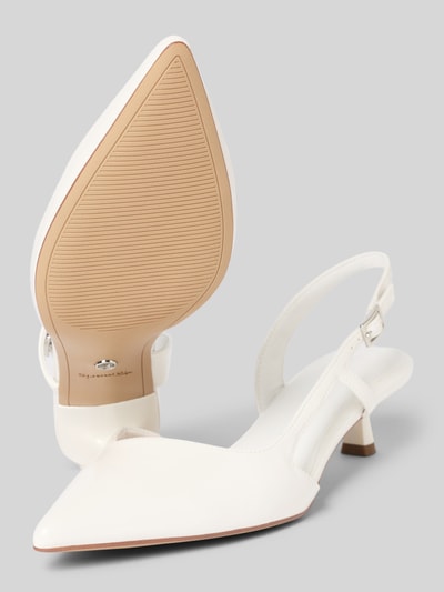 Tamaris Pumps van echt rundleer Wit - 4