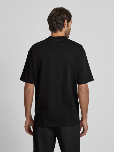 Karl Lagerfeld T-Shirt mit Label-Patch Black 5