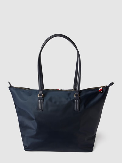 Tommy Hilfiger Torba shopper z detalami z logo Granatowy 4