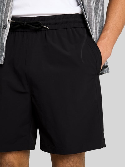 Tom Tailor Denim Relaxed Fit Sweatshorts mit Tunnelzug Black 3