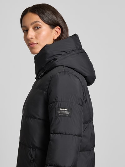 ECOALF Steppmantel mit Zweiwege-Reißverschluss Modell 'MANLIE' Black 3